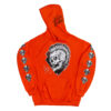 Φούτερ KUSH COMA Punk Skull Orange hoodie