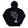 KUSH COMA Brass Knuckles and Gold Teeth Black Zip Hoodie