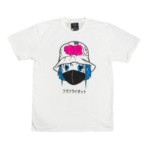 KUSH COMA Fluff Riot Tshirt white