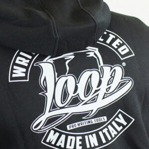 LOOP Colors x Wrung Pro Writer zip hoodie black