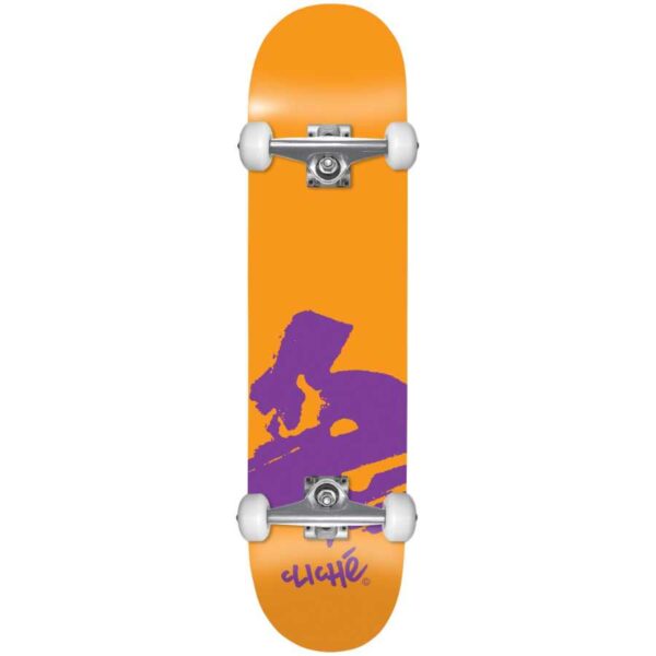 CLICHE Complete Skateboard Europe FP Orange 7.875"