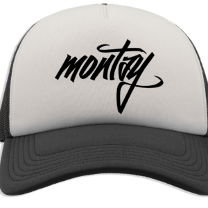 MONTAY black/white trucker hat