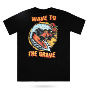 AMERICAN SOCKS “Wave to the Grave” Tee black