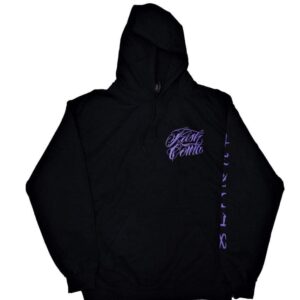 Φούτερ KUSH COMA Def Metal Purple Print Hoodie