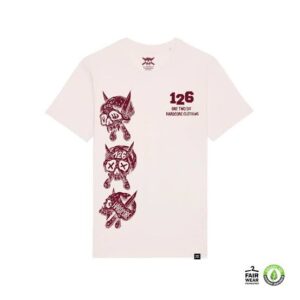 ONE TWO SIX OTS Hardcore Skulls T-Shirt Ltd (Vintage White / Organic Cotton)