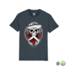 ONE TWO SIX 126 Classics : Skulls and Roses T-Shirt (India Grey Ink / Organic Cotton)