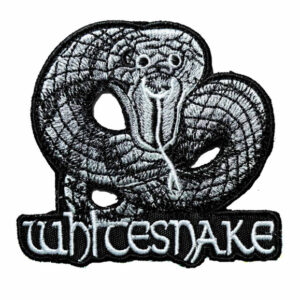 Ραφτο-σιδερότυπο υψηλής ποιότητας με ειδική κόλλα στο πίσω μερος για εύκολη εφαρμογή στο σιδέρωμα. WHITESNAKE PATCH