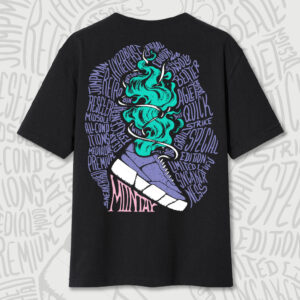 MONTAY Laces Tee black