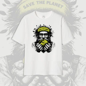 MONTAY Save the Planet Tee white