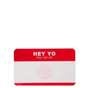 MTN WTF "Hey Yo" 50pcs eggshell stickers & marker set