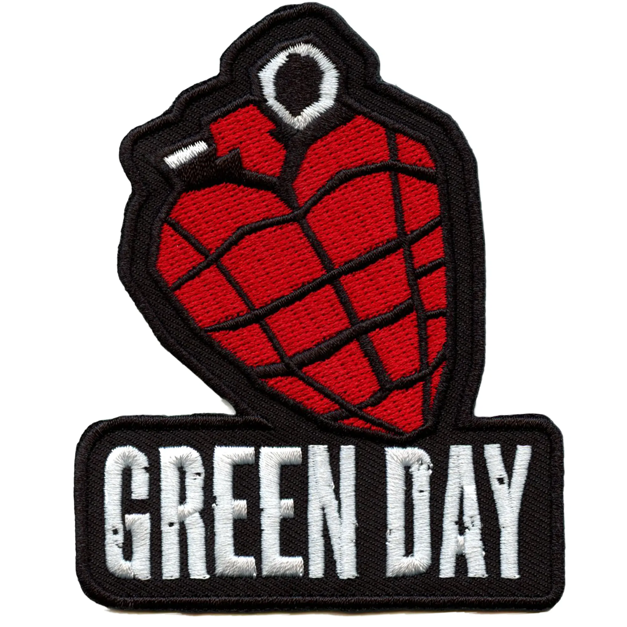 Green-Day-Band-Patch-Grenade-Music-Logo-Embroidered-Iron-On-Rock-Off-5272011 ΡΑΦΤΟ GREEN DAY