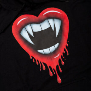 KUSH COMA Vampires Kiss Black Tshirt