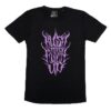 KUSH COMA Def Metal Purple Print Long Cut Tshirt Design by QB MIX