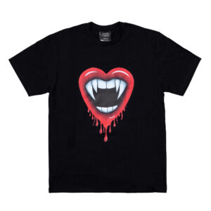 KUSH COMA Vampires Kiss Black Tshirt