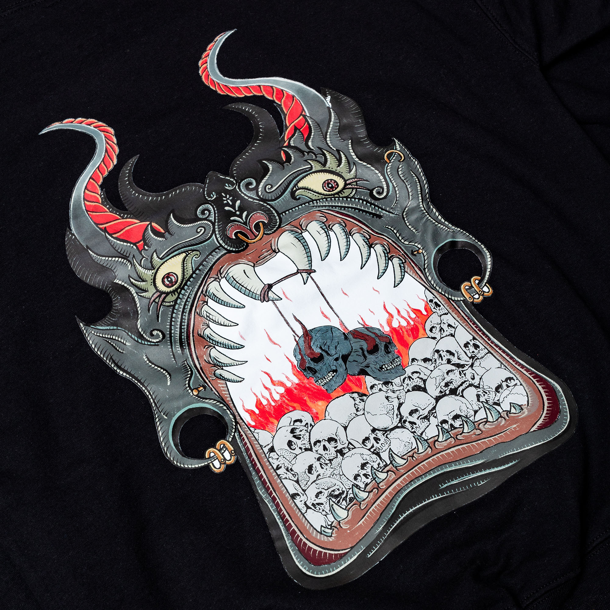 IMG_4961 KUSH COMA Eye of the Underworld Black Hoodie